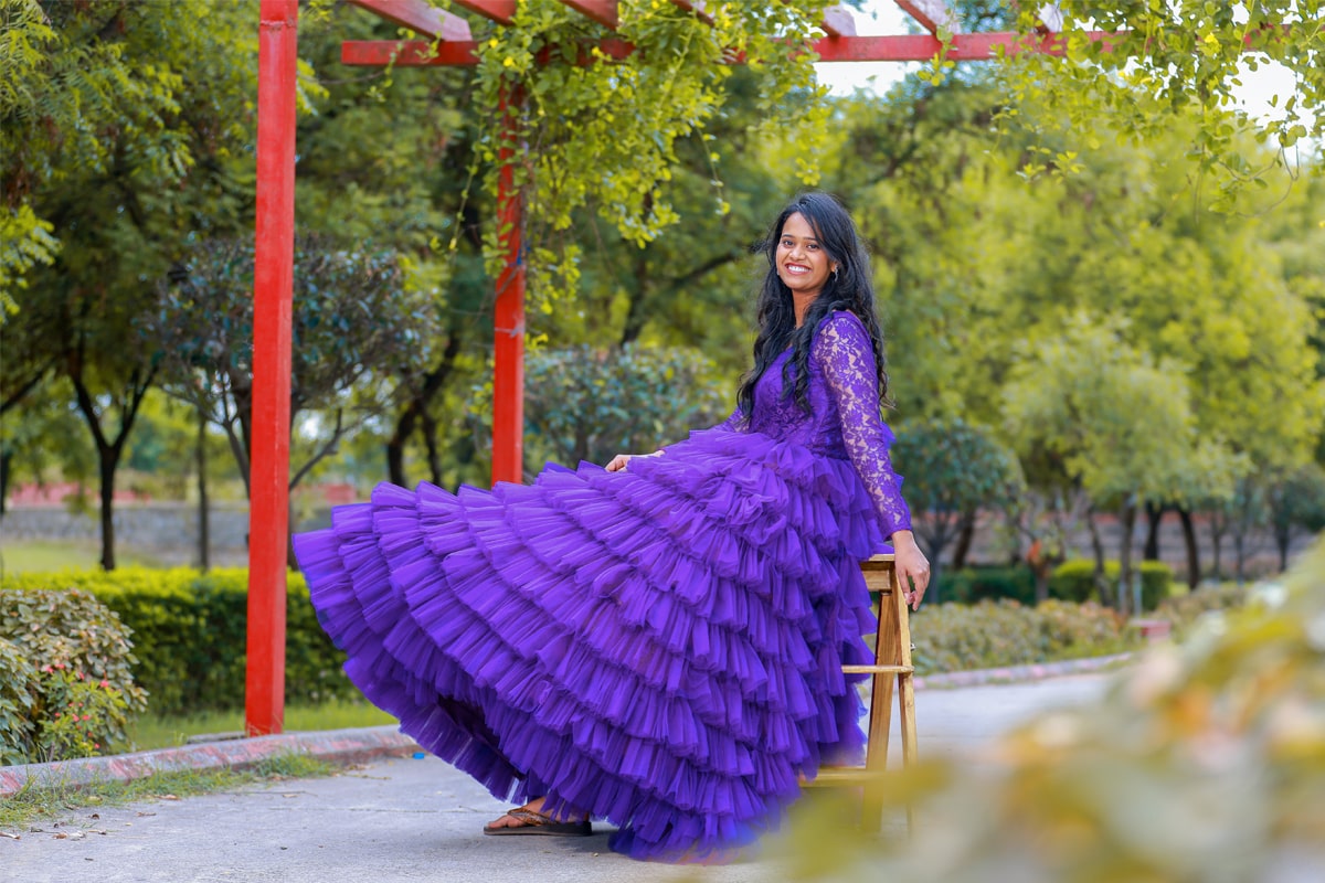 Pre Wedding Ruffle Gowns